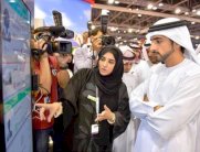 ولي عهد دبي يفتتح معرض جيتكس للتقنية 2014