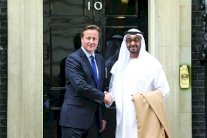  ولي عهد أبوظبي يبحث مع ديفيد كاميرون المستجدات في المنطقة