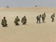 البوليساريو أجرت مناورة عسكرية في الصحراء الغربية