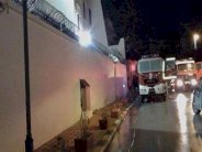 حريق في مرآب سفارة السعودية في طرابلس