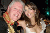 المتصابي بيل كلينتون في عاصفة ليز هيرلي 