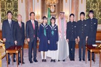 الأمير سلمان يتقبل شكر أطفال ناميي على مساعدات السعودية الإنسانية