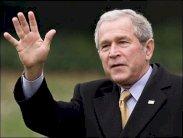 جورج بوش يشعر ب