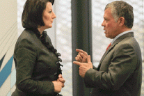 عاطفة آغا رئيسة كوسوفو تزور الأردن