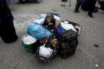 اعتصام لحماس امام معبر رفح لمطالبة مصر بفتحه