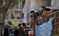 قافلة انسانية للامم المتحدة تغادر تركيا الى سوريا 