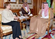 ولي العهد السعودي يبحث مع مسؤولة أوروبية الوضع في سوريا