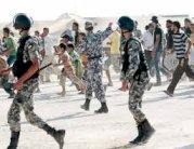 مواجهات بين الدرك الأردني ولاجئي مخيم الزعتري 