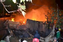 حريق يأتي على 30 محلًا في أحد أسواق سلا المغربية
