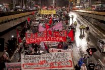 صدامات في ساو باولو قبل 27 يوما على انطلاق المونديال