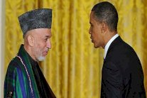 الرئيس الافغاني رفض أن يلتقي أوباما في قاعدة باغرام