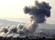 طيران الأسد يدكّ بلدة المليحة قرب دمشق