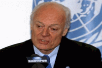 ستافان دي ميستورا خلفا للابراهيمي كمبعوث للامم المتحدة لسوريا