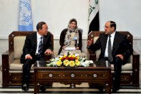 بان في بغداد لمباحثات سياسية وأمنية وتهجير المسيحيين