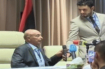 عقيلة صالح قويدر كبيراً لبرلمان ليبيا الجديد