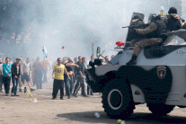 محادثات في مينسك للتوصل إلى وقف لإطلاق النار في شرق اوكرانيا