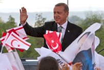 إردوغان في شمال قبرص المحتل في أول زيارة له بعد توليه الرئاسة