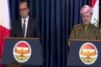 هولاند يعد بارزاني بزيادة الدعم العسكري للإقليم لدحر داعش