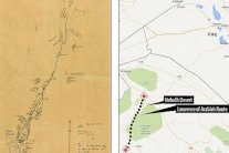 خريطة لورنس الى العقبة في مزاد علني 