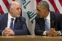 أوباما يشيد بالعبادي ويعده بتسليح جيشه وشراكة قوية ضد داعش