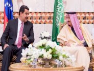 ولي العهد السعودي يعقد جلسة مباحثات مع رئيس فنزويلا 