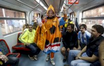 اربعون جريحا في اصطدام بين قطارين في البرازيل