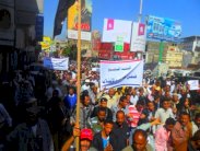 تعز ورداع اليمنيتان تنتفضان ضد إنقلاب الحوثيين