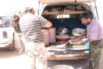 مطعم ميداني على خط المواجهة في ريف إدلب