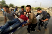 غارة جوية اسرائيلية على غزة ردا على اطلاق صاروخ