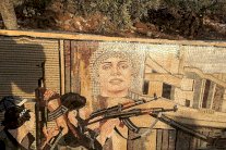 بالصور...مليون قطعة حجرية لأكبر لوحة موزاييك في سوريا