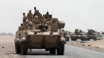 دبابات ومدرعات من التحالف لدعم فك الحصار عن تعز