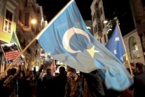 احتجاج تركي على قصف روسيا لتركمان سوريا 