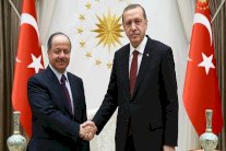 إردوغان وداود أوغلو يحادثان بارزاني في أنقرة 