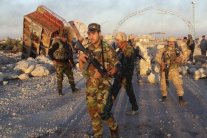 مسلحو داعش يفرون من المجمع الحكومي في الرمادي 