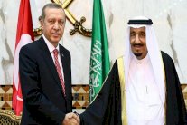 الملك سلمان يستقبل الرئيس التركي