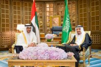 الملك سلمان يستقبل ولي عهد أبوظبي