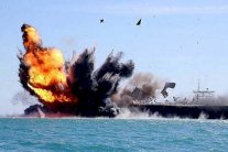 باليستية إيرانية تدمر حاملة طائرات أميركية مفترضة 