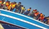 اعتراض سفينة على متنها 70 مهاجرا في البحر الاسود