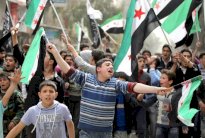 مهرجان في وسط بيروت في ذكرى الثورة السورية