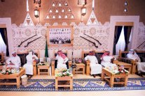 مسؤولون خليجيون كبار في ضيافة الملك سلمان