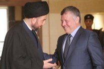 عاهل الأردن يلتقي الحكيم ويحادث العبادي هاتفياً