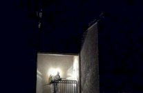 حريق في مأوى يتم اعداده لايواء لاجئين في قرية المانية