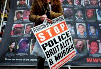 مظاهرة في نيويورك ضد عنف الشرطة