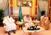 محمد بن زايد وحمدان بن محمد في الرياض لتقديم التهاني