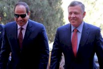 عبدالله الثاني يحادث السيسي وبارزاني 