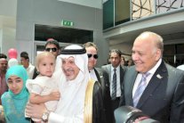 اطلاق اسم الملك عبد الله على باب مستشفى السرطان بمصر 