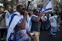 تظاهرة لاسرائيليين من اصل اثيوبي في تل ابيب