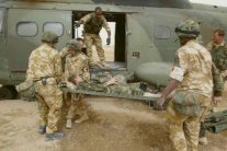  اصابة نحو 20 جنديا بريطانيا وهنديا في حادث تصادم