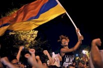 ـظاهرات الاحتجاج على اسعار الكهرباء في ارمينيا مستمرة