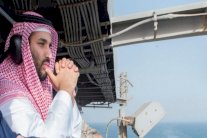 محمد بن سلمان يزور حاملة الطائرات الأميركية روزفلت
